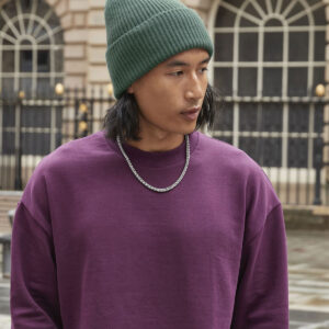 Oversized cuffed beanie